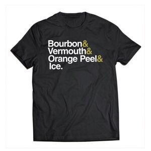 𝅺MANHATTAN Recipe Cocktail T-Shirt